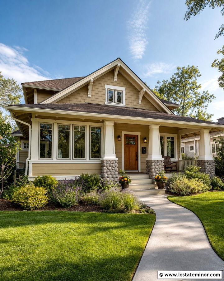 Sand Craftsman House With Front Sunroom - 30 Sand House Design With Sunroom Ideas
