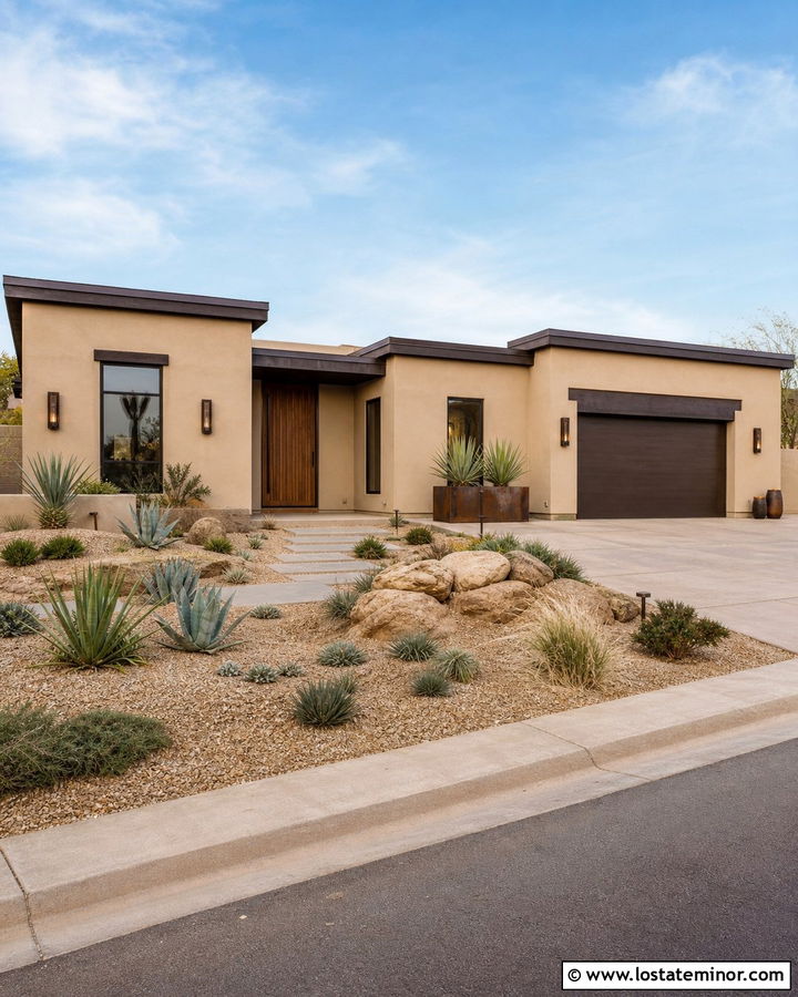 Sand Desert House With Dark Sky Fixtures - 30 Sand House Design With Light Fixtures Ideas