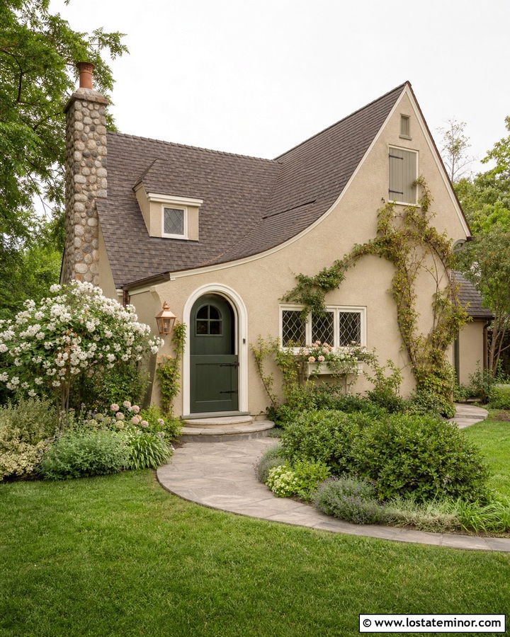 Sand House With Arched Dutch Door - 30 Sand House Design With Dutch Door Ideas