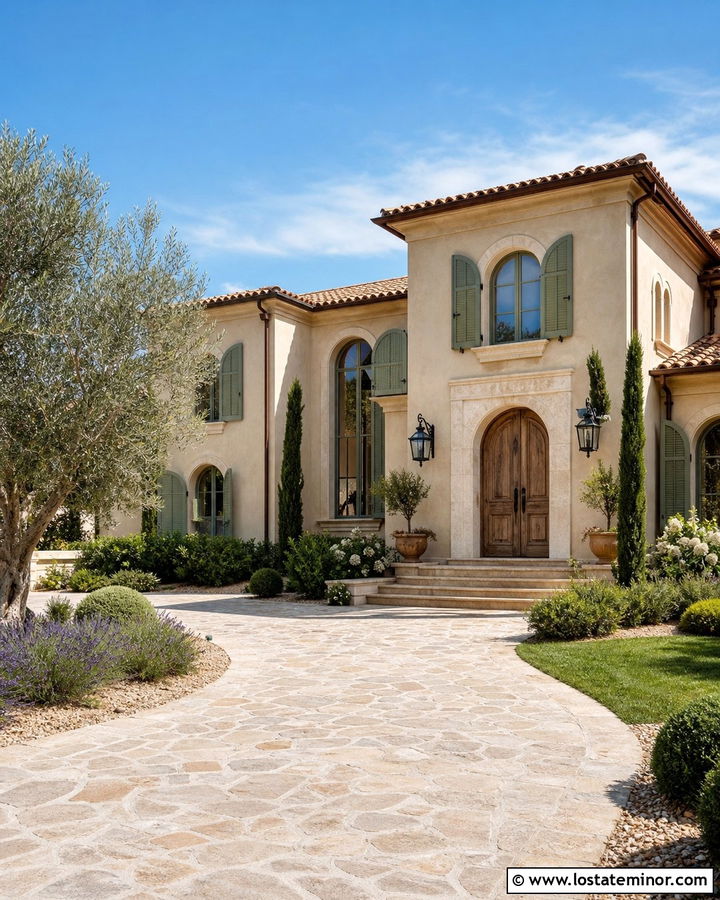Sand House With Arched Shutters - 30 Sand House Design With Shutters Ideas