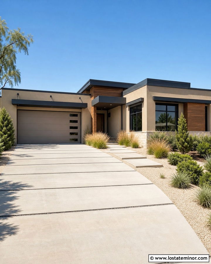 Sand House With Awning Over Garage - 30 Sand House Design With Awning Ideas