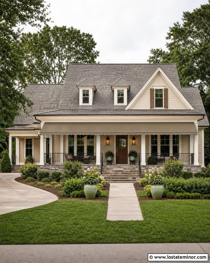 Sand House With Awning Over Porch - 30 Sand House Design With Awning Ideas