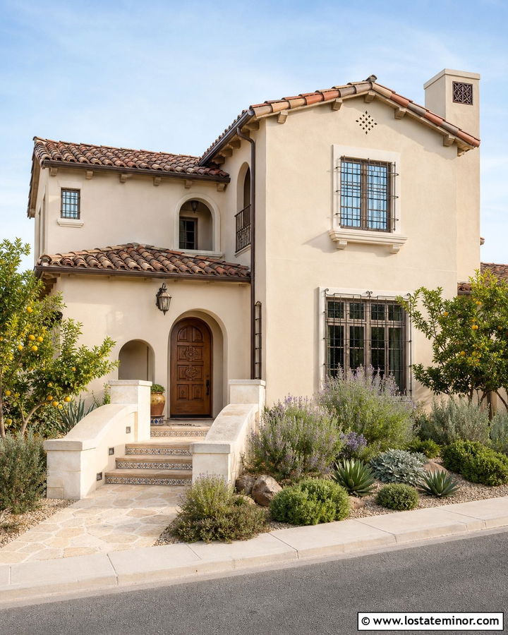 Sand House With Barrel Tile Roof - 30 Sand House Design With Roof Ideas