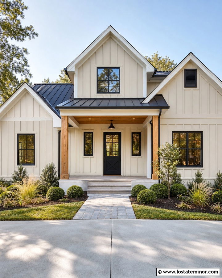 Sand House With Black Dutch Door - 30 Sand House Design With Dutch Door Ideas