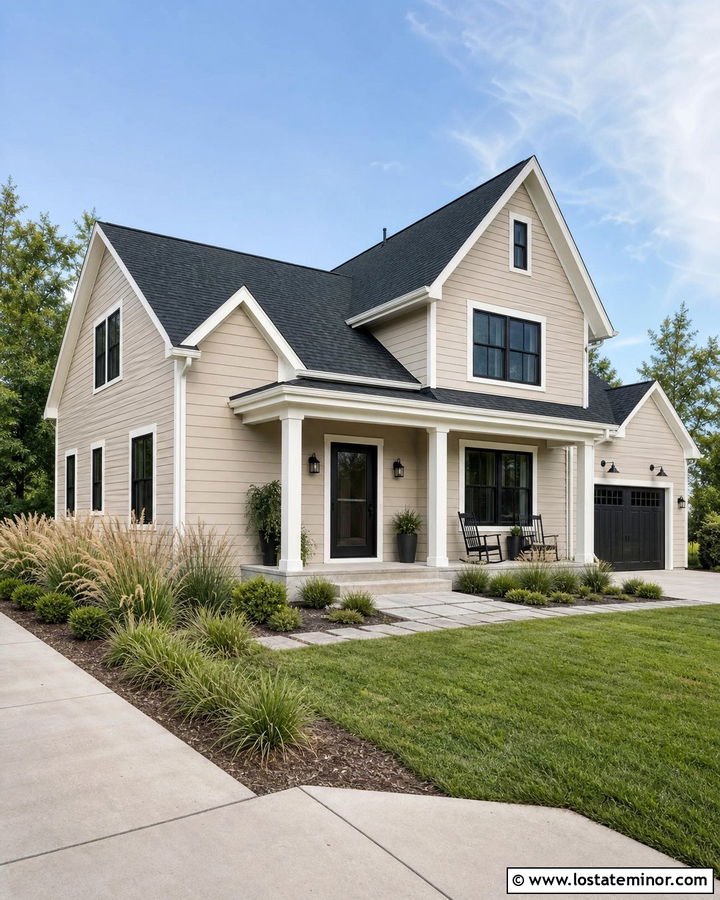 Sand House With Black Screen Door - 30 Sand House Design With Screen Door Ideas