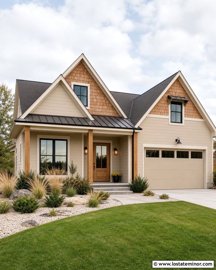 Sand House With Black Windows And Cedar Shakes - 30 Sand House Design With Cedar Shake Ideas