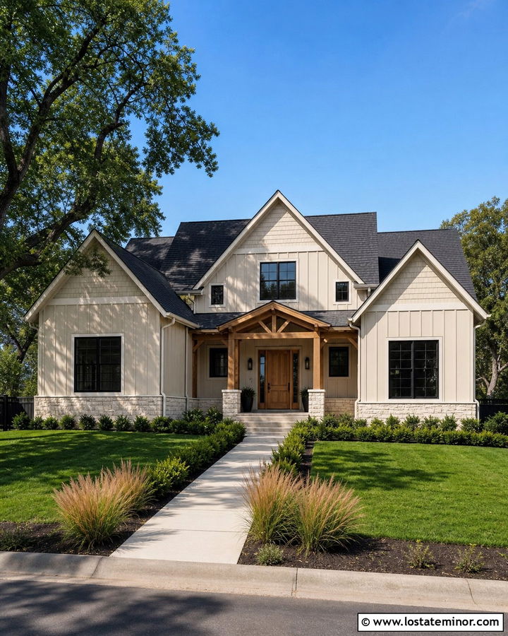 Sand House With Board And Batten And Shingles - 30 Sand House Design With Shingles Ideas