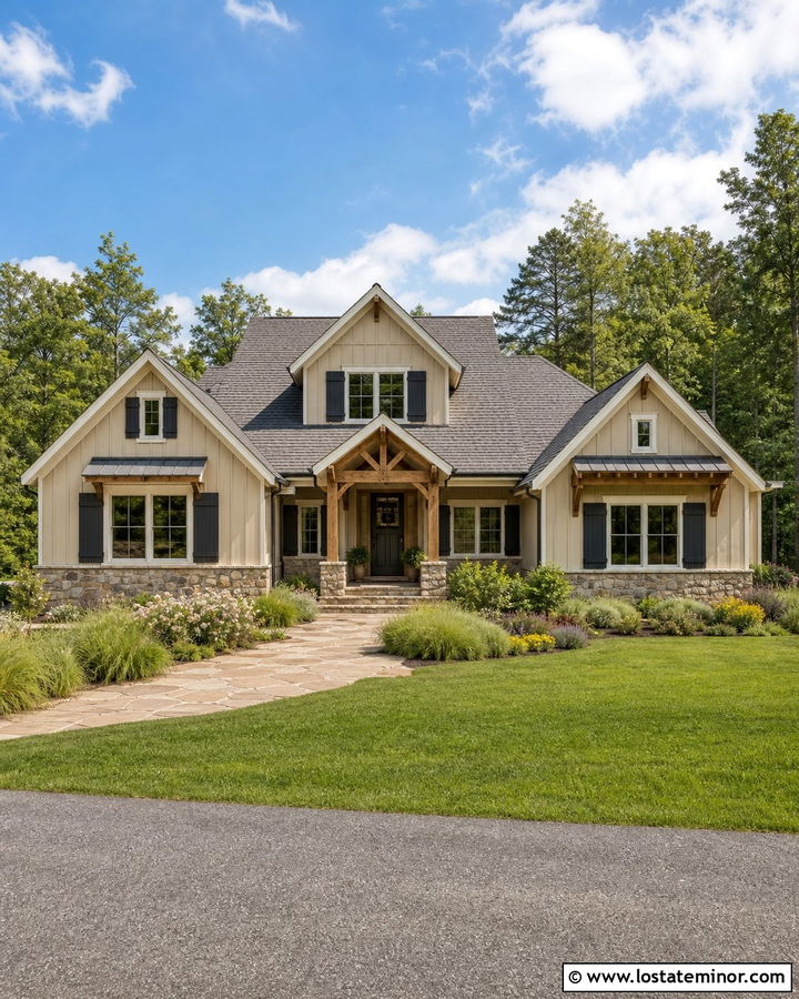 Sand House With Board And Batten Shutters - 30 Sand House Design With Shutters Ideas