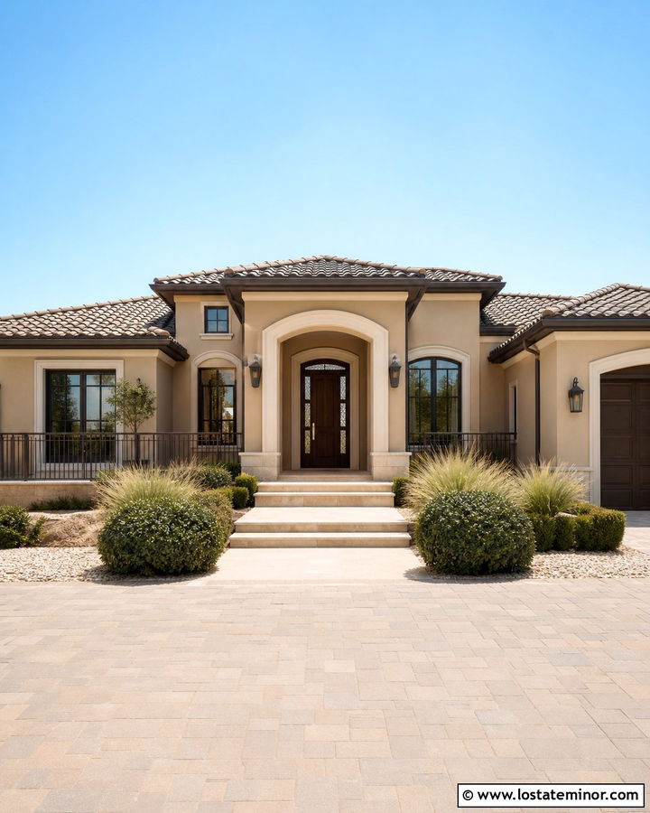 Sand House With Bronze Aluminum Railings - 30 Sand House Design With Railings Ideas