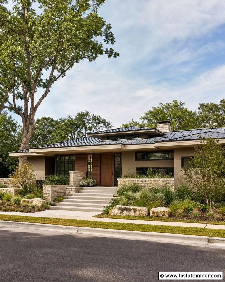 Sand House With Bronze Metal Roof - 30 Sand House Design With Roof Ideas