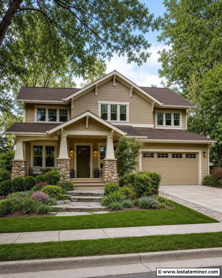 Sand House With Brown Roof - 30 Sand House Design With Accents Ideas