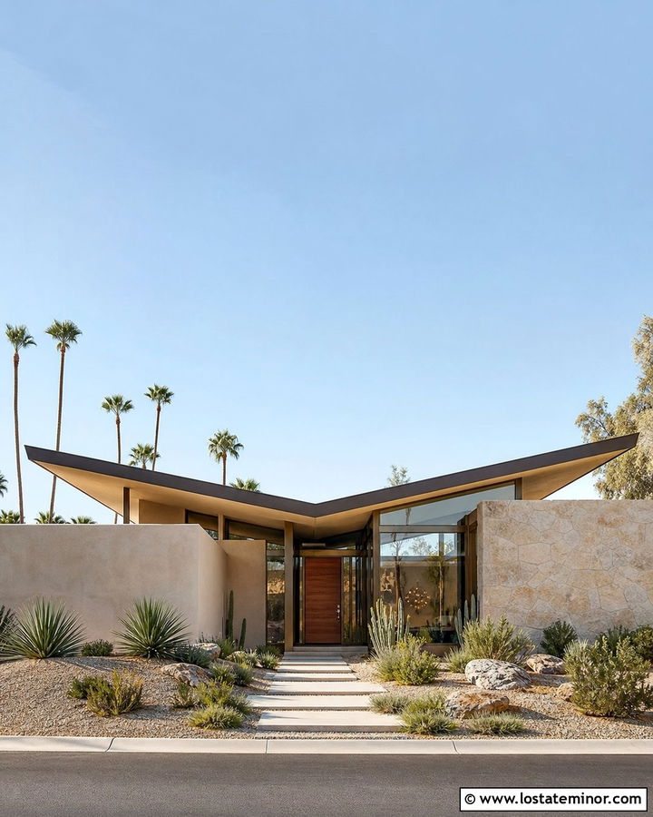 Sand House With Butterfly Roof - 30 Sand House Design With Roof Ideas