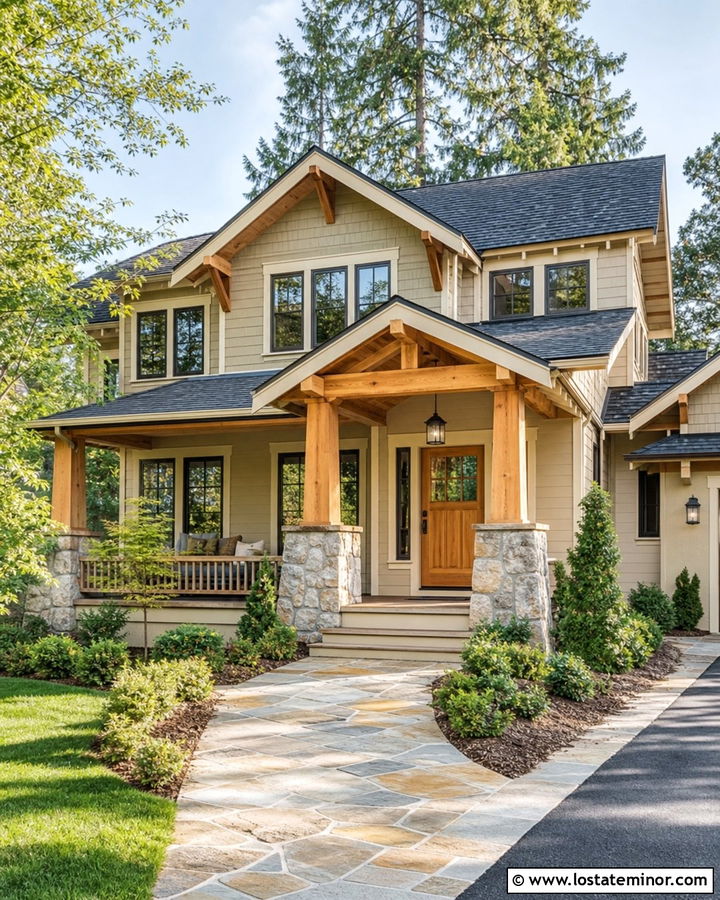 Sand House With Cedar Dutch Door And Porch - 30 Sand House Design With Dutch Door Ideas