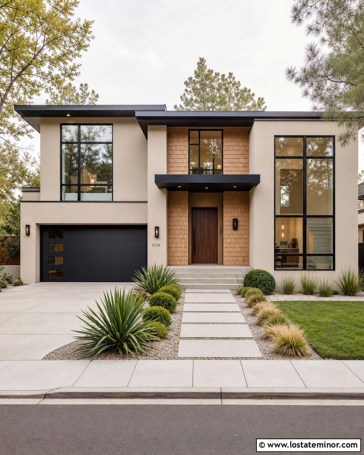 Sand House With Cedar Shake Accent Wall - 30 Sand House Design With Cedar Shake Ideas