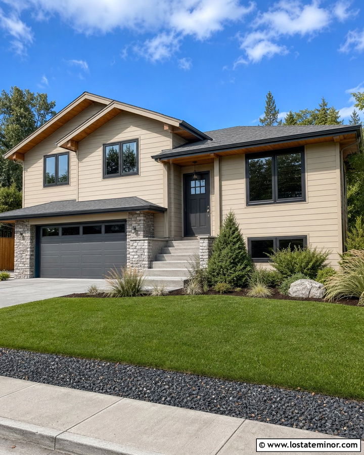 Sand House With Charcoal Gray Dutch Door - 30 Sand House Design With Dutch Door Ideas