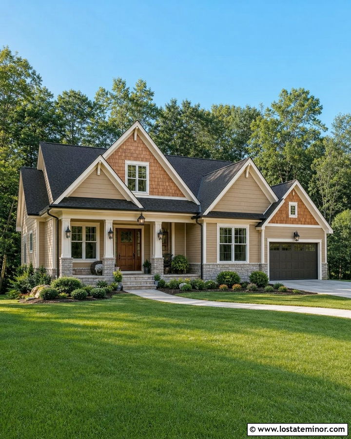 Sand House With Charcoal Roof And Cedar Shakes - 30 Sand House Design With Cedar Shake Ideas