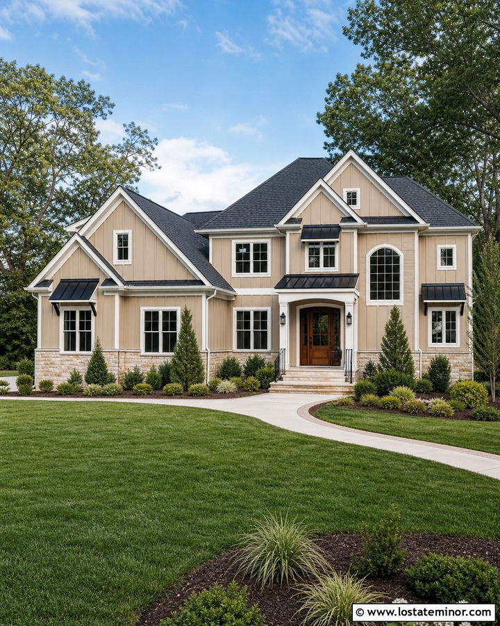 Sand House With Charcoal Shingles - 30 Sand House Design With Shingles Ideas