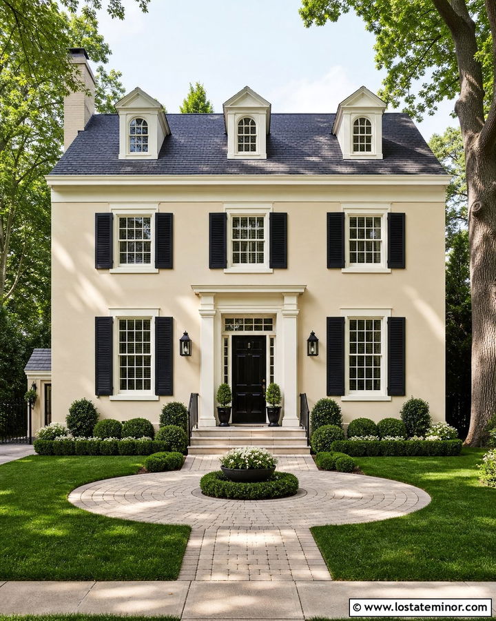 Sand House With Circular Entry Walkway - 30 Sand House Design With Walkway Ideas