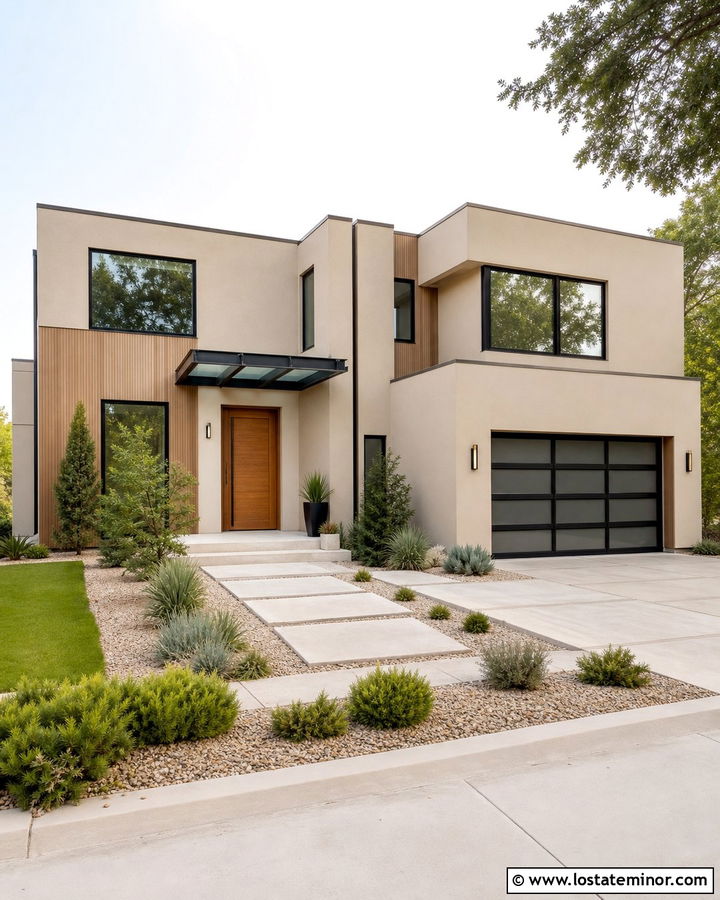 Sand House With Clear Glass Awning - 30 Sand House Design With Awning Ideas