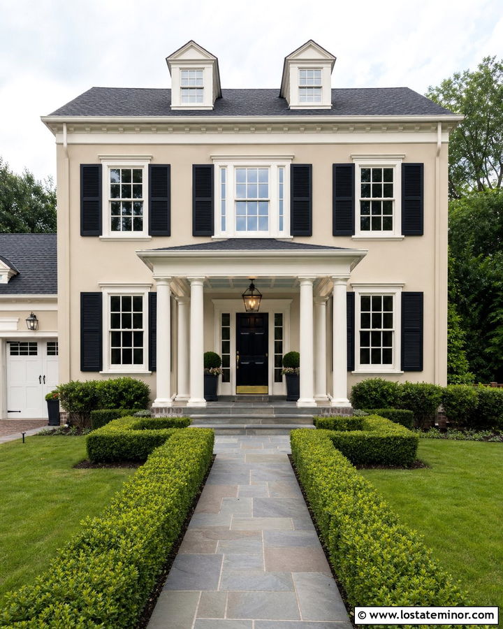 Sand House With Coffered Porch Ceiling - 30 Sand House Design With Porch Ceiling Ideas