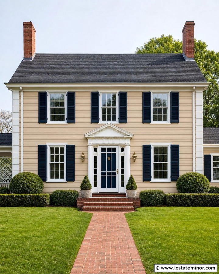 Sand House With Colonial Grille Storm Door - 30 Sand House Design With Storm Door Ideas