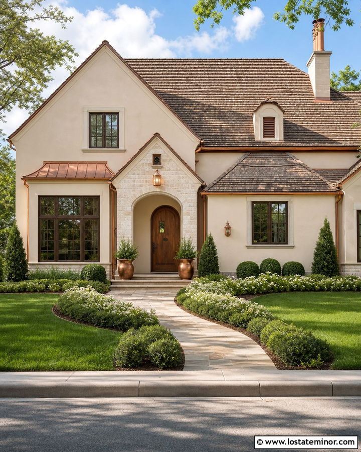 Sand House With Copper Accents - 30 Sand House Design With Accents Ideas