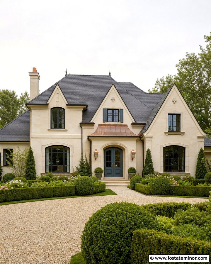 Sand House With Copper Porch Roof - 30 Sand House Design With Roof Ideas