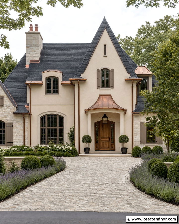 Sand House With Copper Trim - 30 Sand House Design With Trim Ideas