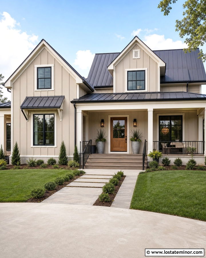 Sand House With Covered Porch Steps - 30 Sand House Design With Steps Ideas