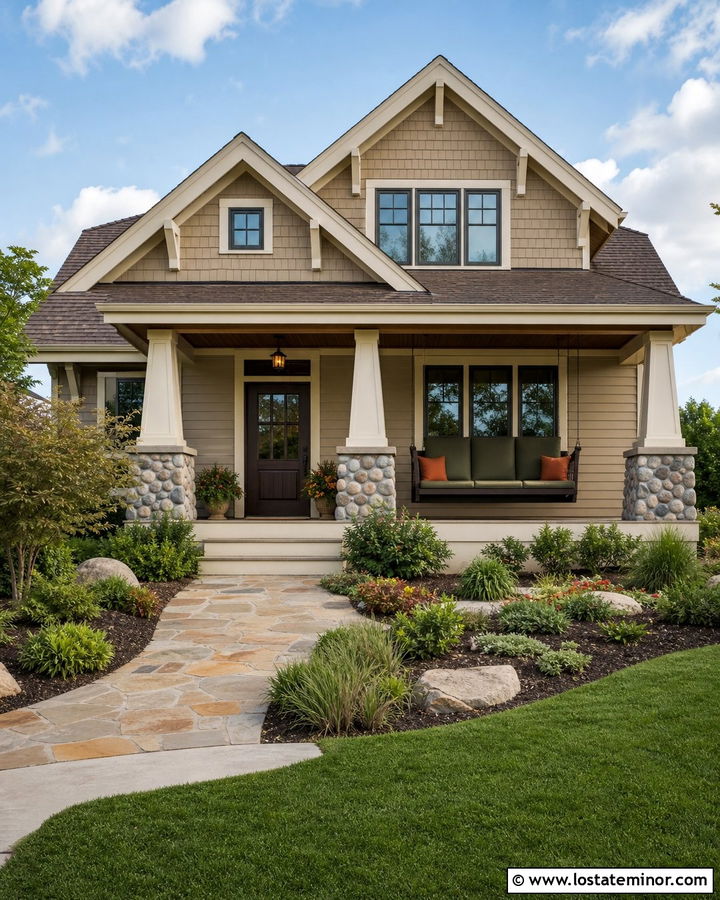 Sand House With Craftsman Swing - 30 Sand House Design With Swing Ideas