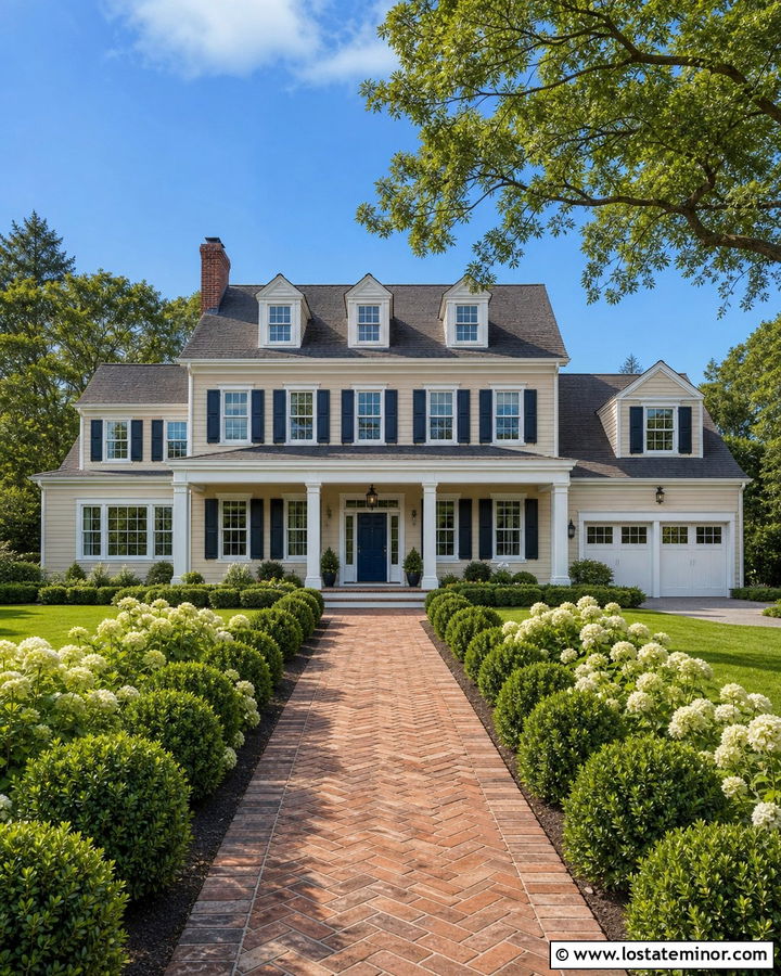 Sand House With Crisp White Trim - 30 Sand House Design With Trim Ideas