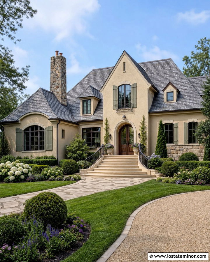 Sand House With Curved Front Steps - 30 Sand House Design With Steps Ideas