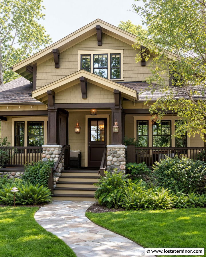 Sand House With Dark Brown Dutch Door - 30 Sand House Design With Dutch Door Ideas