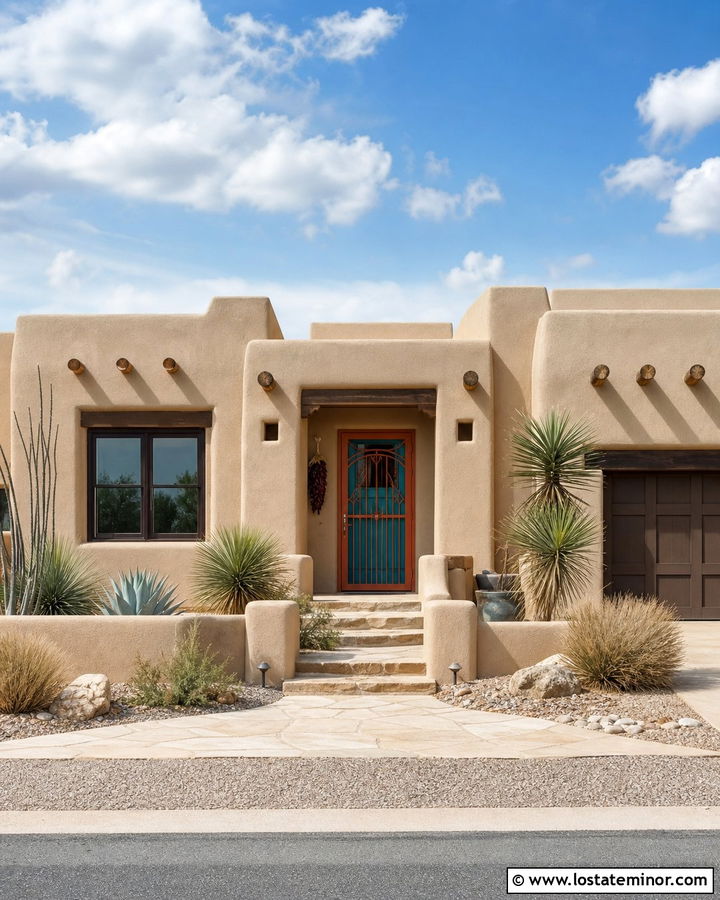 Sand House With Desert Screen Door - 30 Sand House Design With Screen Door Ideas