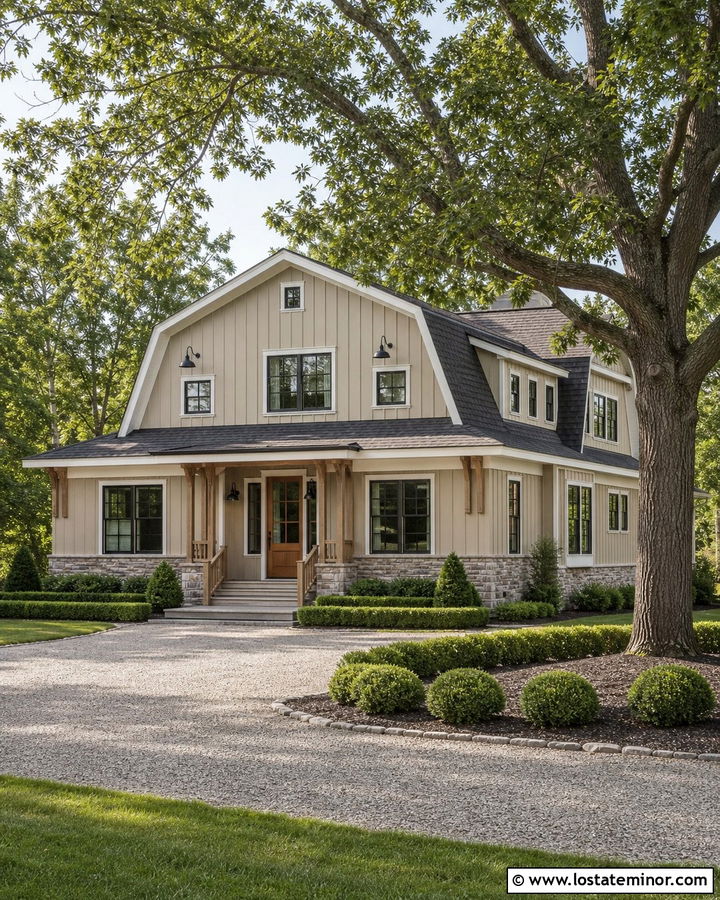 Sand House With Gambrel Roof - 30 Sand House Design With Roof Ideas