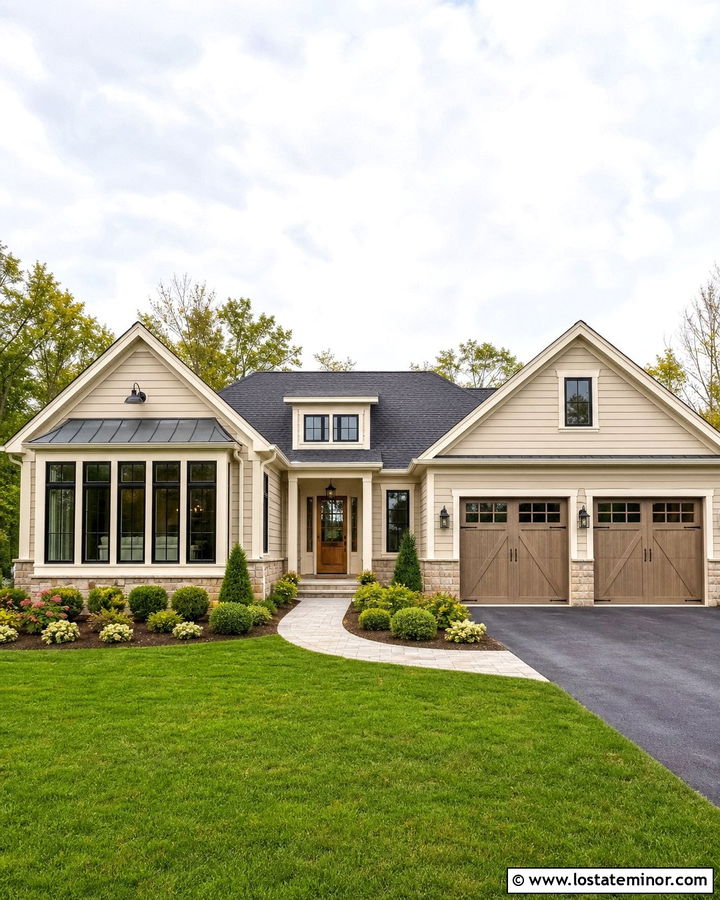 Sand House With Garage And Sunroom - 30 Sand House Design With Sunroom Ideas