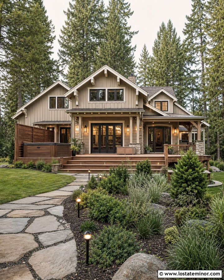 Sand House With Hot Tub Deck - 30 Sand House Design With Backyard Ideas
