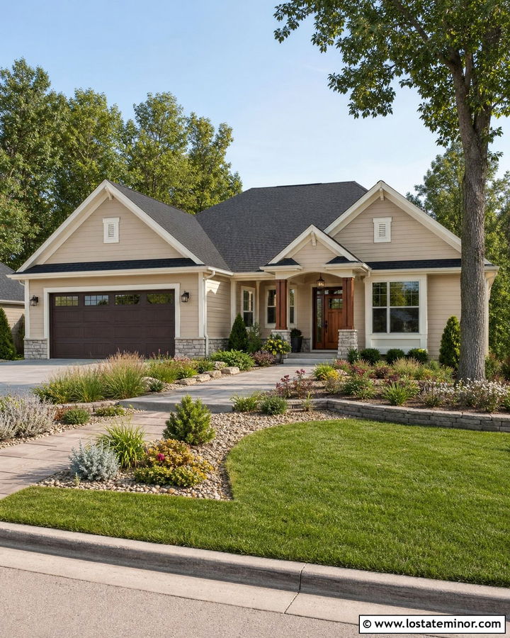 Sand House With Low Maintenance Landscaping - 30 Sand House Design With Landscaping Ideas