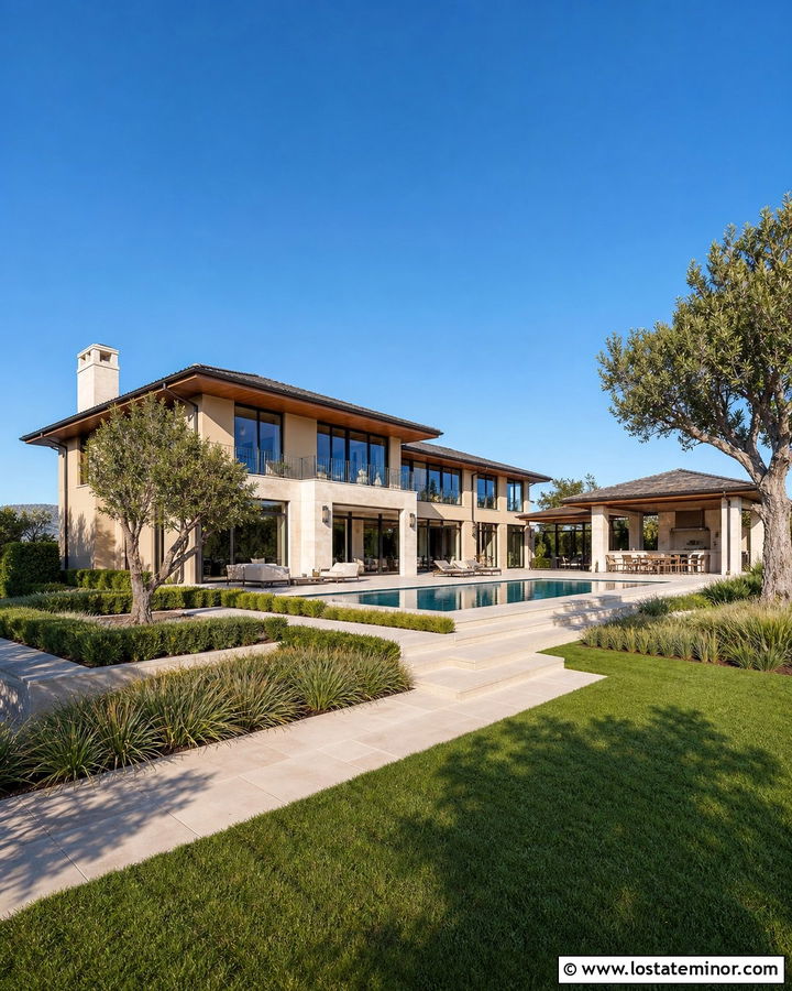Sand House With Luxury Backyard - 30 Sand House Design With Backyard Ideas
