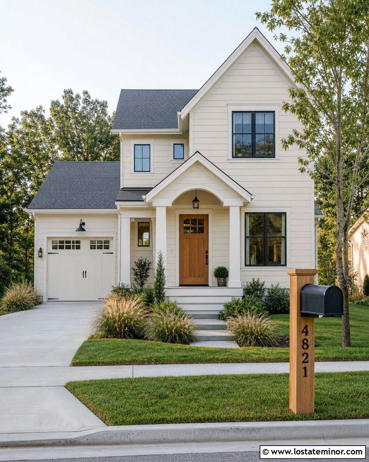 Sand House With Mailbox House Numbers - 30 Sand House Design With House Numbers Ideas