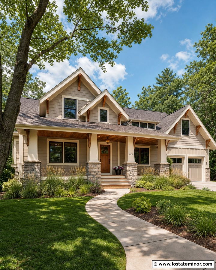 Sand House With Natural Cedar Porch Ceiling - 30 Sand House Design With Porch Ceiling Ideas