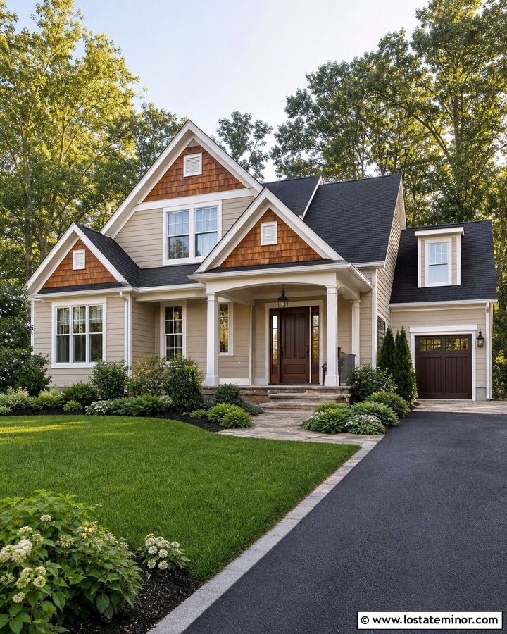 Sand House With Natural Cedar Shake Gables - 30 Sand House Design With Cedar Shake Ideas