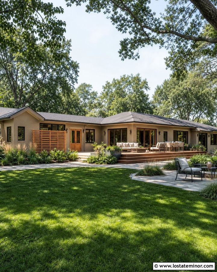 Sand House With Natural Wood Doors - 30 Sand House Design With Backyard Ideas