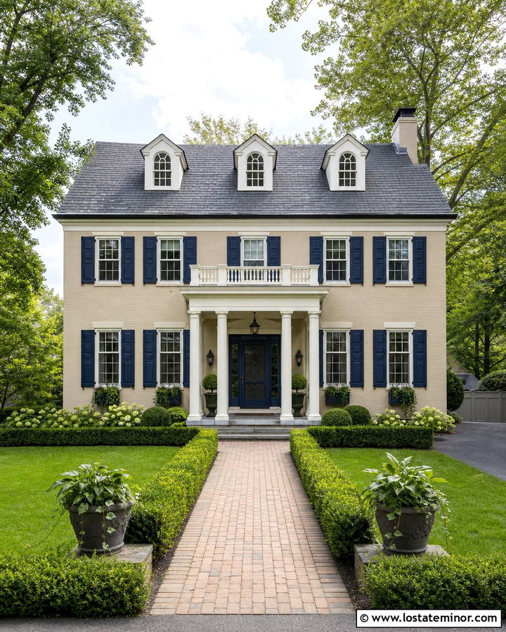 Sand House With Navy Screen Door - 30 Sand House Design With Screen Door Ideas