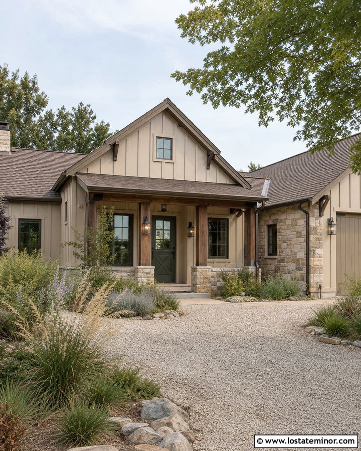 Sand House With Olive Green Dutch Door - 30 Sand House Design With Dutch Door Ideas