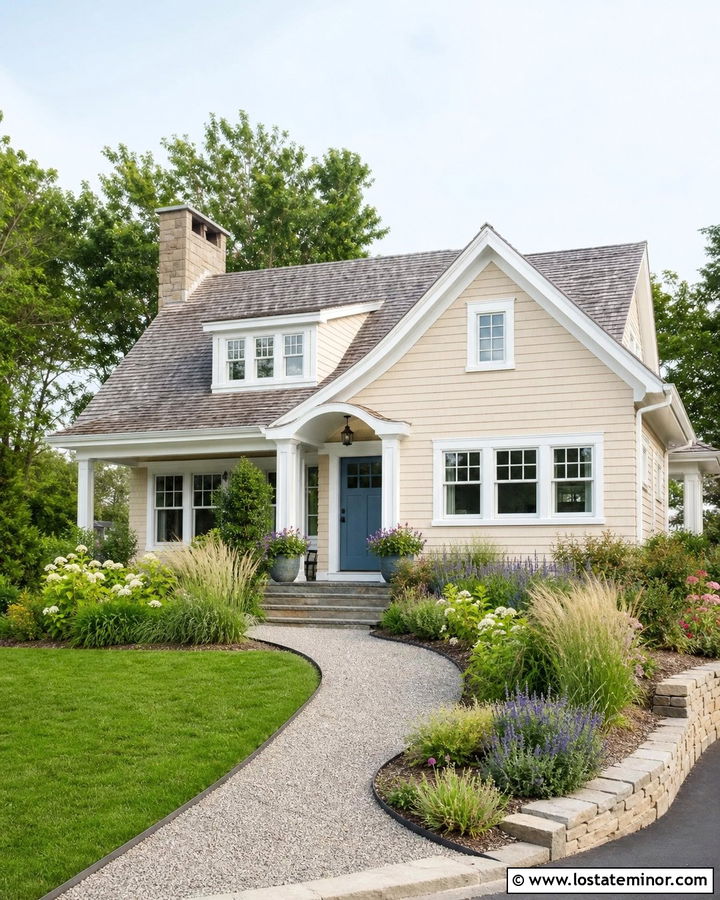 Sand House With Pea Gravel Walkway - 30 Sand House Design With Walkway Ideas