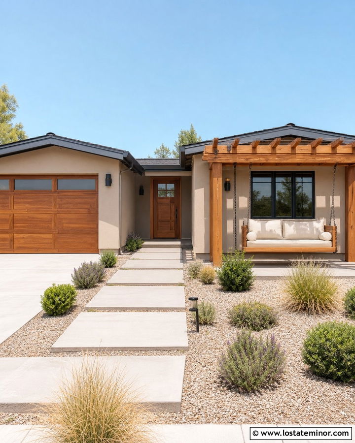 Sand House With Pergola Swing - 30 Sand House Design With Swing Ideas
