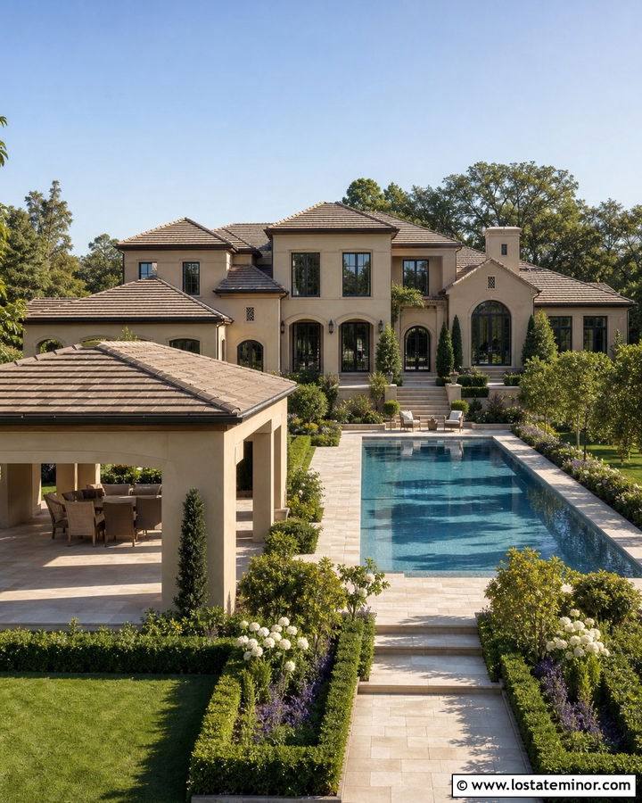 Sand House With Pool And Cabana - 30 Sand House Design With Swimming Pool Ideas