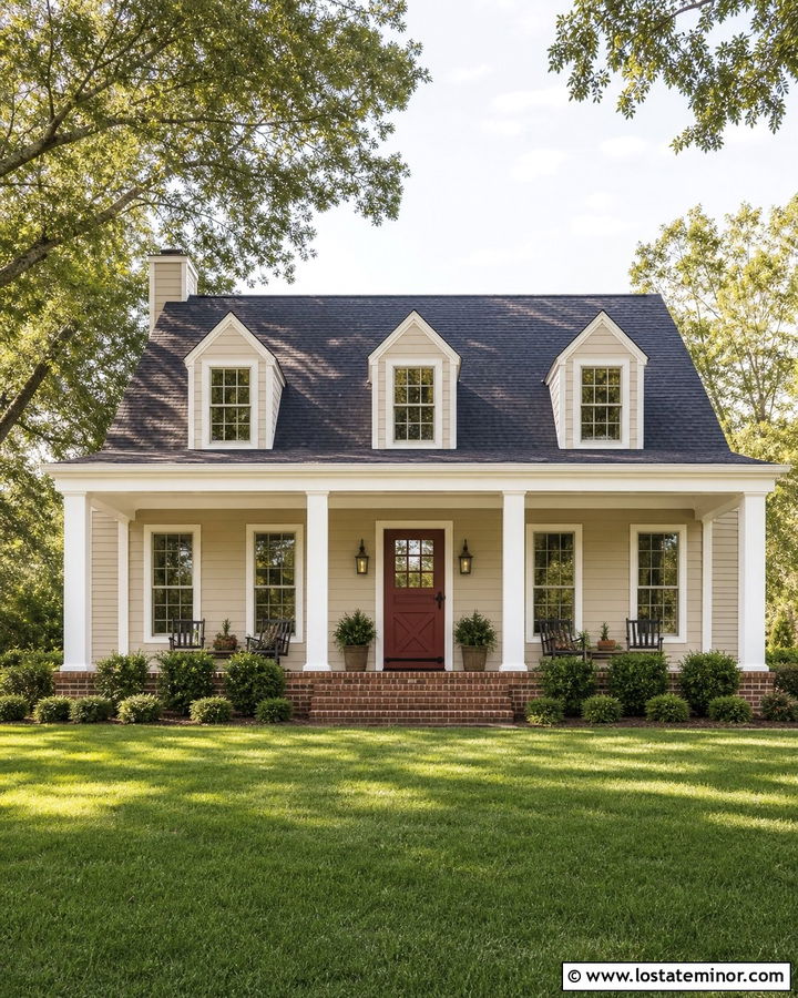 Sand House With Red Dutch Door - 30 Sand House Design With Dutch Door Ideas