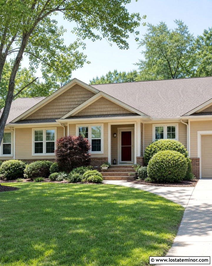 Sand House With Sandstone Storm Door - 30 Sand House Design With Storm Door Ideas